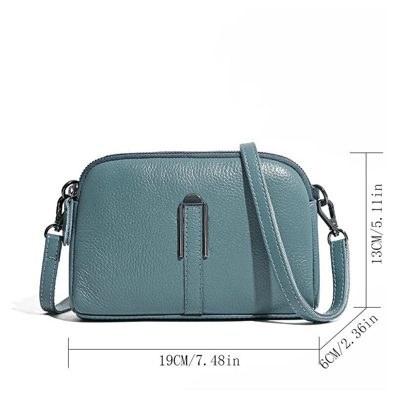 Bolsa Feminina de Couro Legítimo Luxo - ZAUVELLE