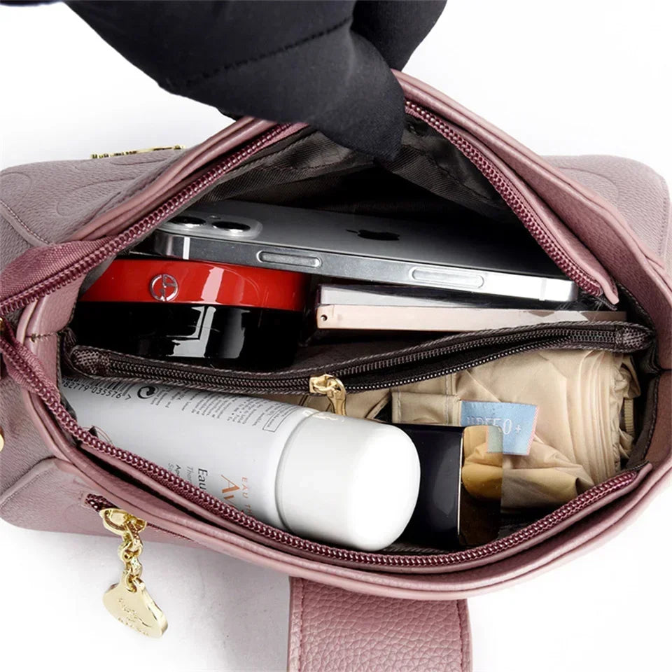 Bolsa de Ombro e Transversal Feminina – Designer Fashion para Viagem e Dia a Dia - ZAUVELLE