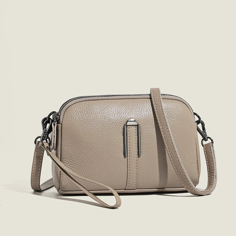 Bolsa Feminina de Couro Legítimo Luxo - ZAUVELLE