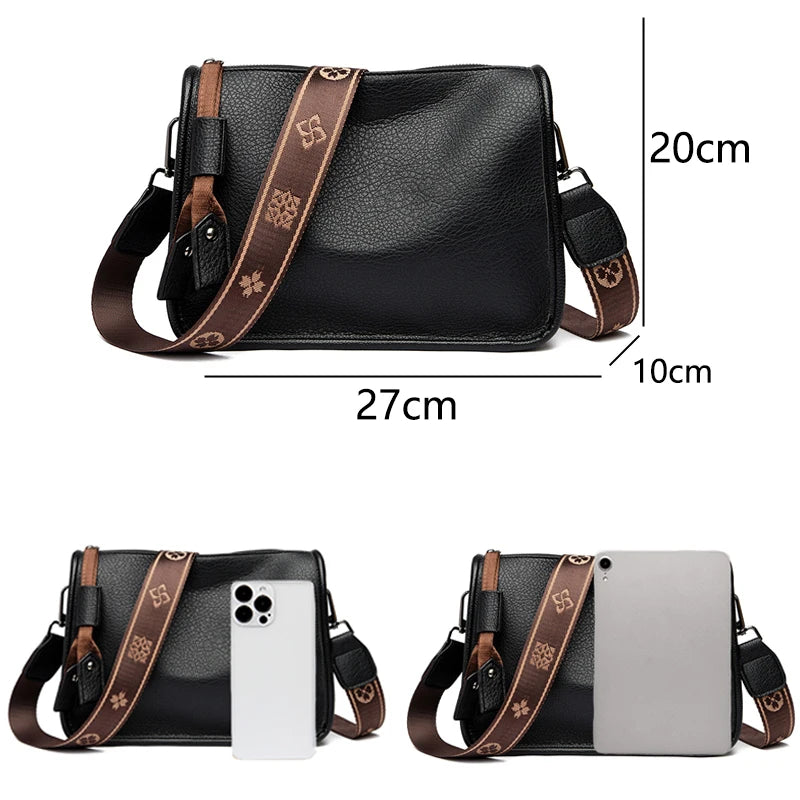 Bolsa Feminina de Couro Legítimo 2025 - ZAUVELLE