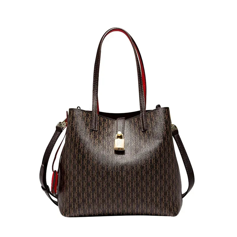 Bolsa De Couro Feminina Luxuosa Mensageiro e Estilosa - ZAUVELLE