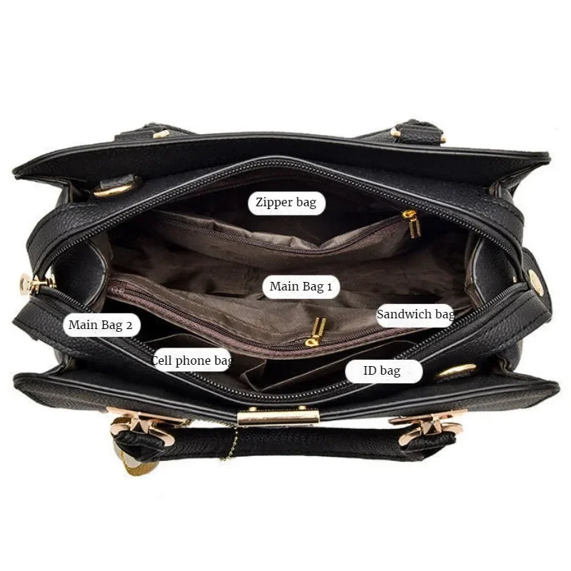 Bolsa Mensageiro Feminina Estilo Bucket - ZAUVELLE