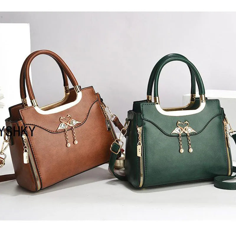 Bolsa Feminina Estilo Versátil de Couro - ZAUVELLE