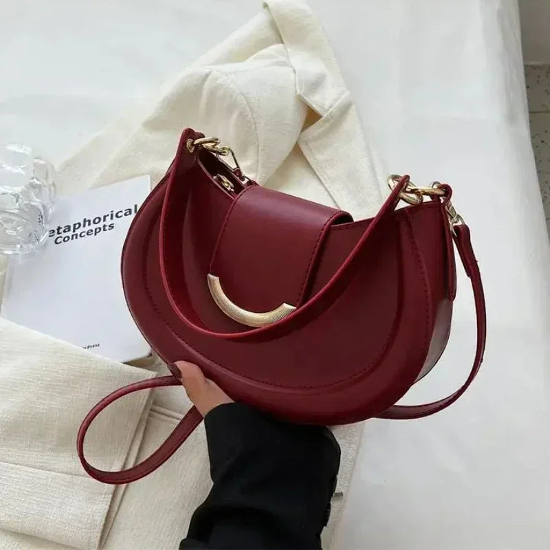 Bolsa Feminina ZAUVELLE 2025 – Design Elegante com Alça de Ombro e Estilo Minimalista