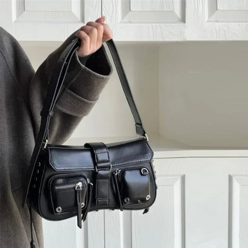 Bolsa Gótica Vintage Estilo Punk Elegante – ZAUVELLE