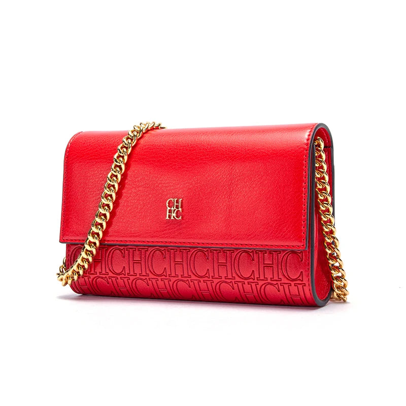 Bolsa Minimalista Luxo Único com Alça de Corrente – Estilo e Sofisticação - ZAUVELLE